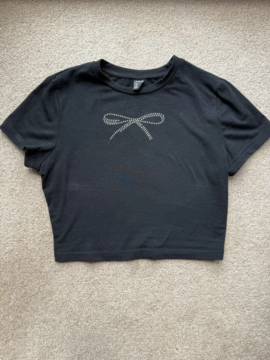 Polera crop top
