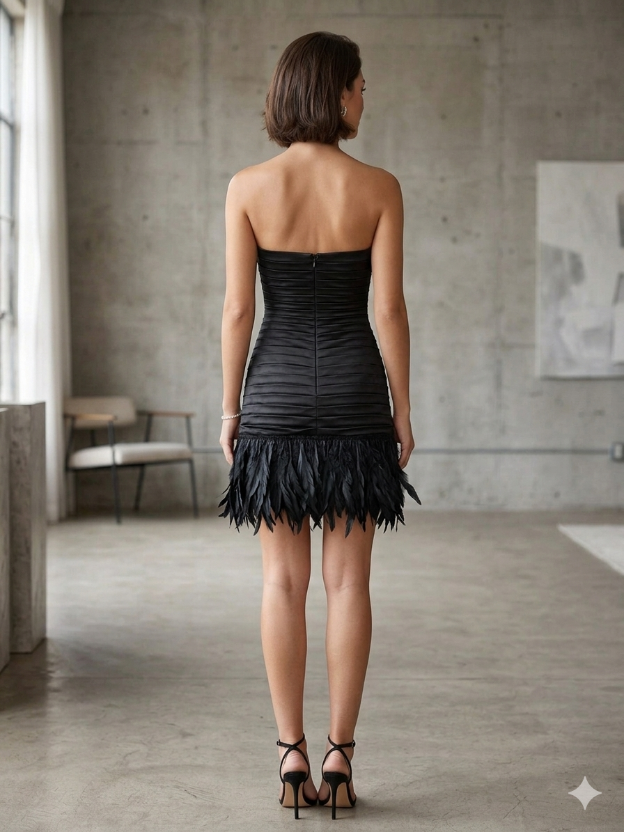 Vestido drapeado