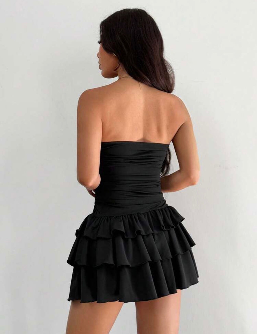 Vestido strapless