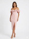 Vestido con abertura