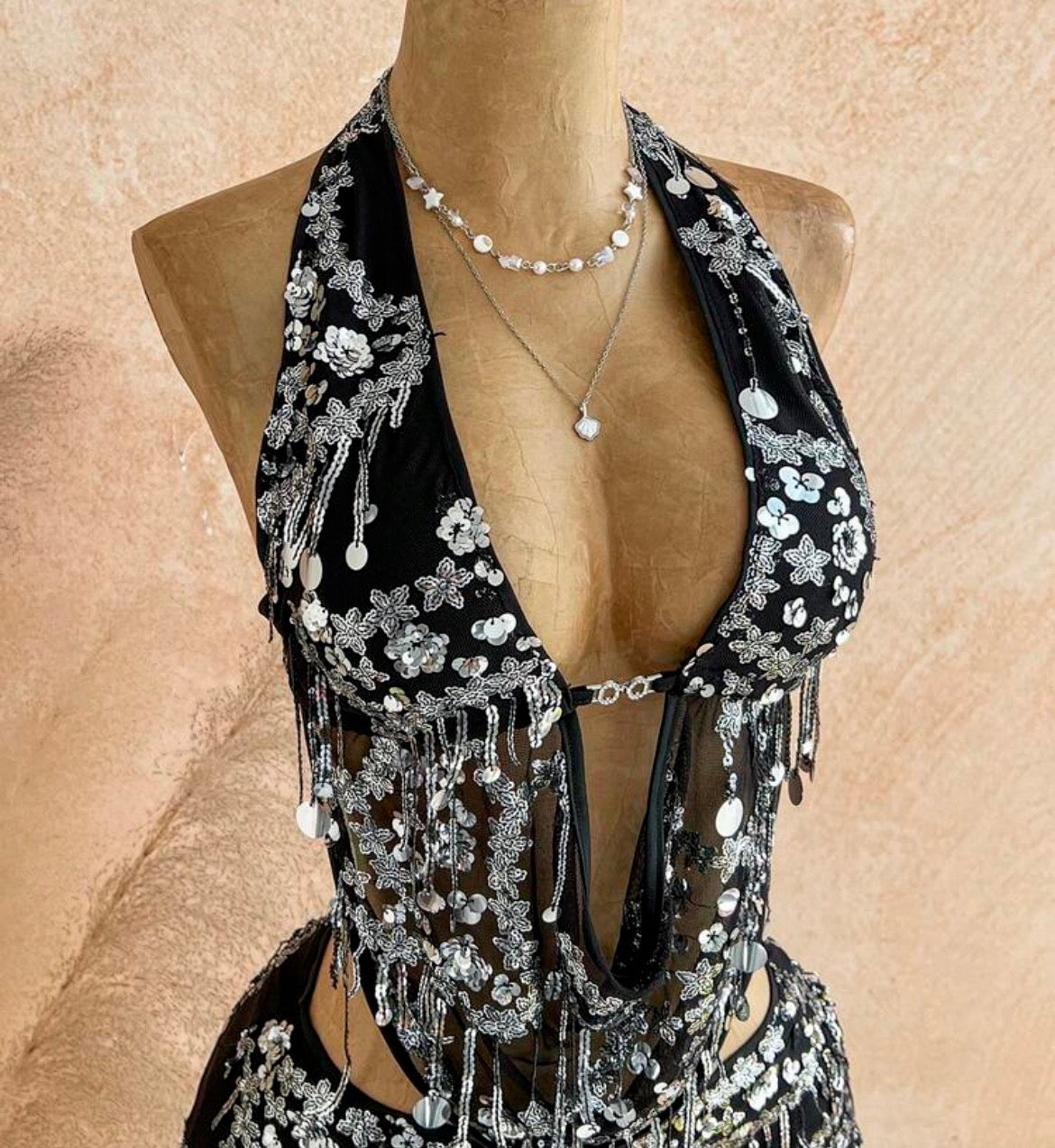 Conjunto con lentejuelas