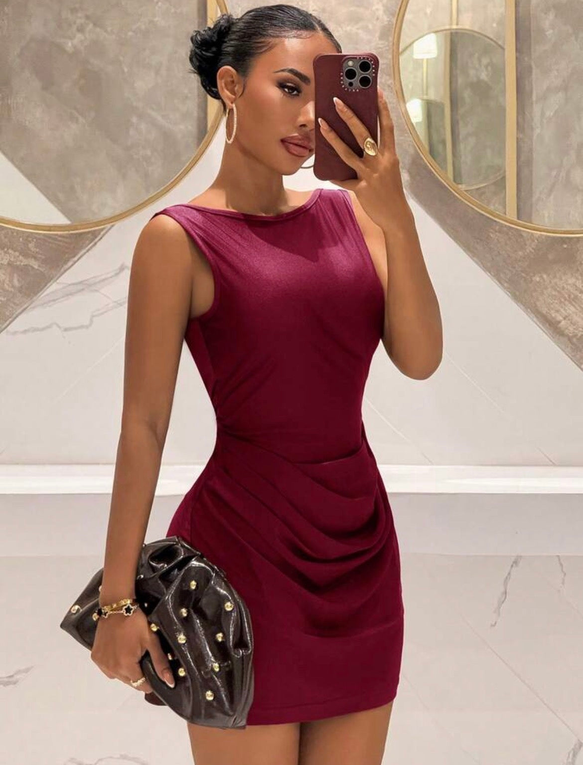 Vestido satin elegante