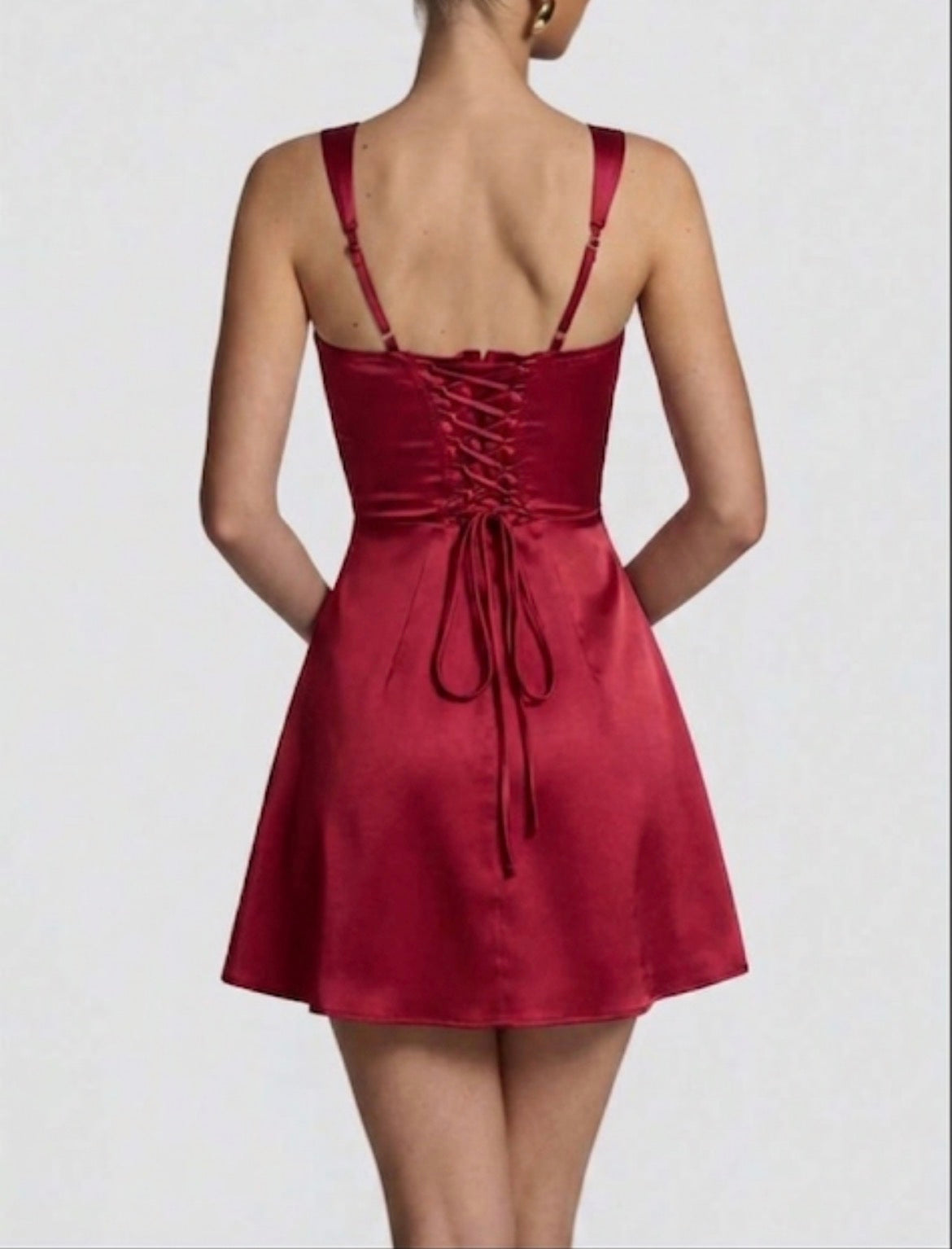 Vestido de satén