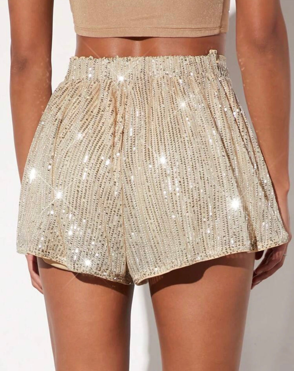 Shorts con brillos