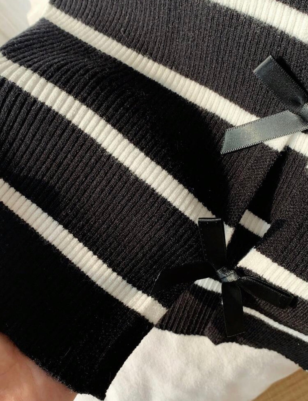 Blusa con moñitos