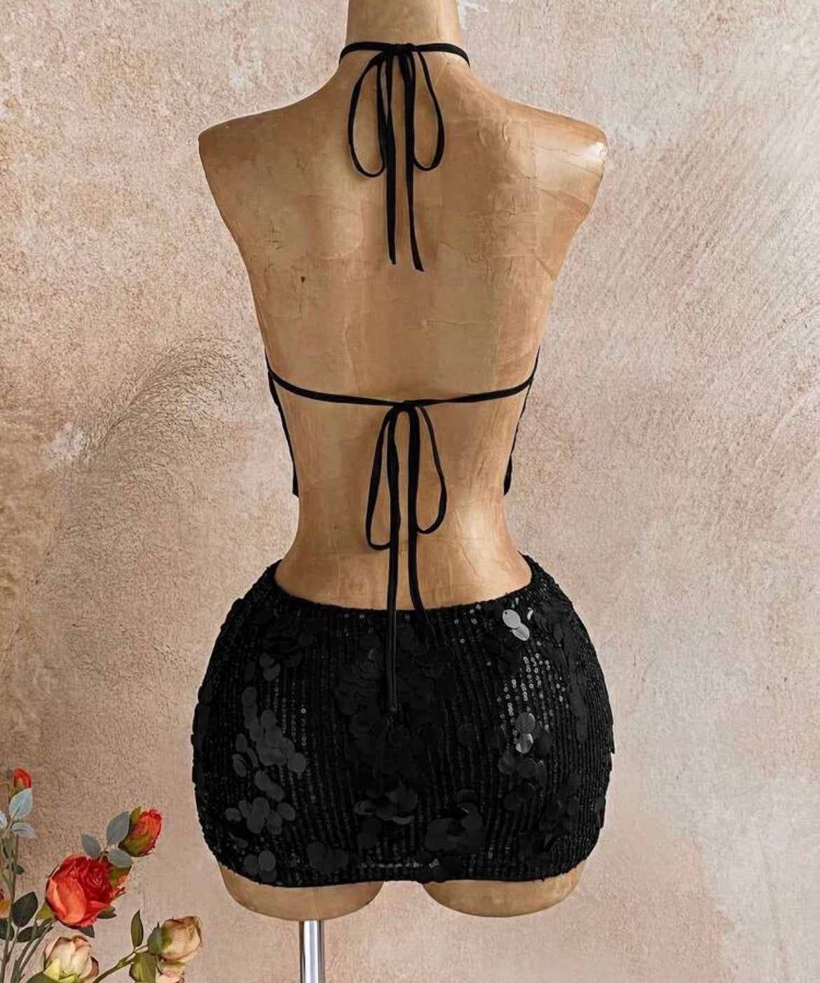 Conjunto con lentejuelas