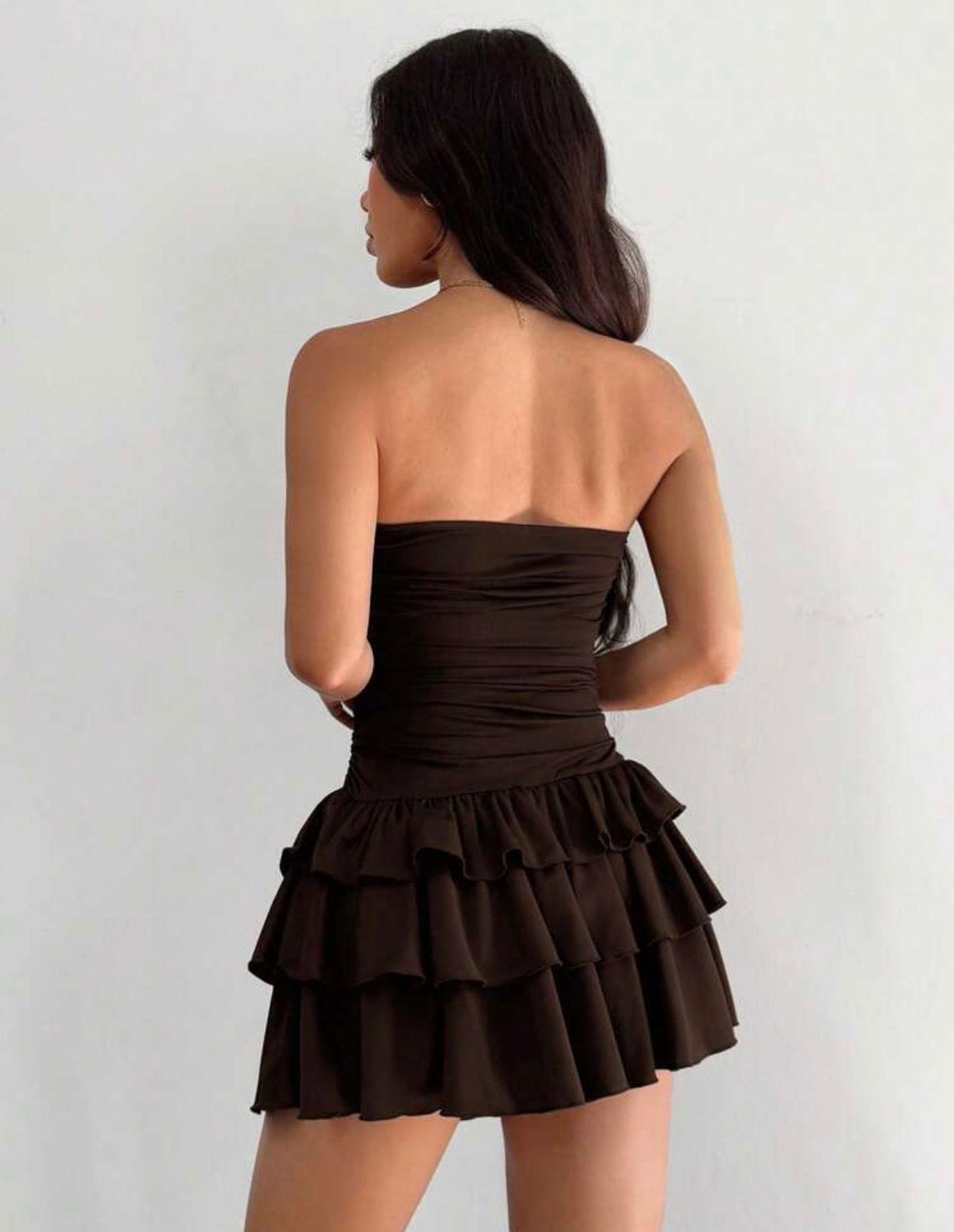 Vestido strapless