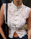 Blusa de encaje