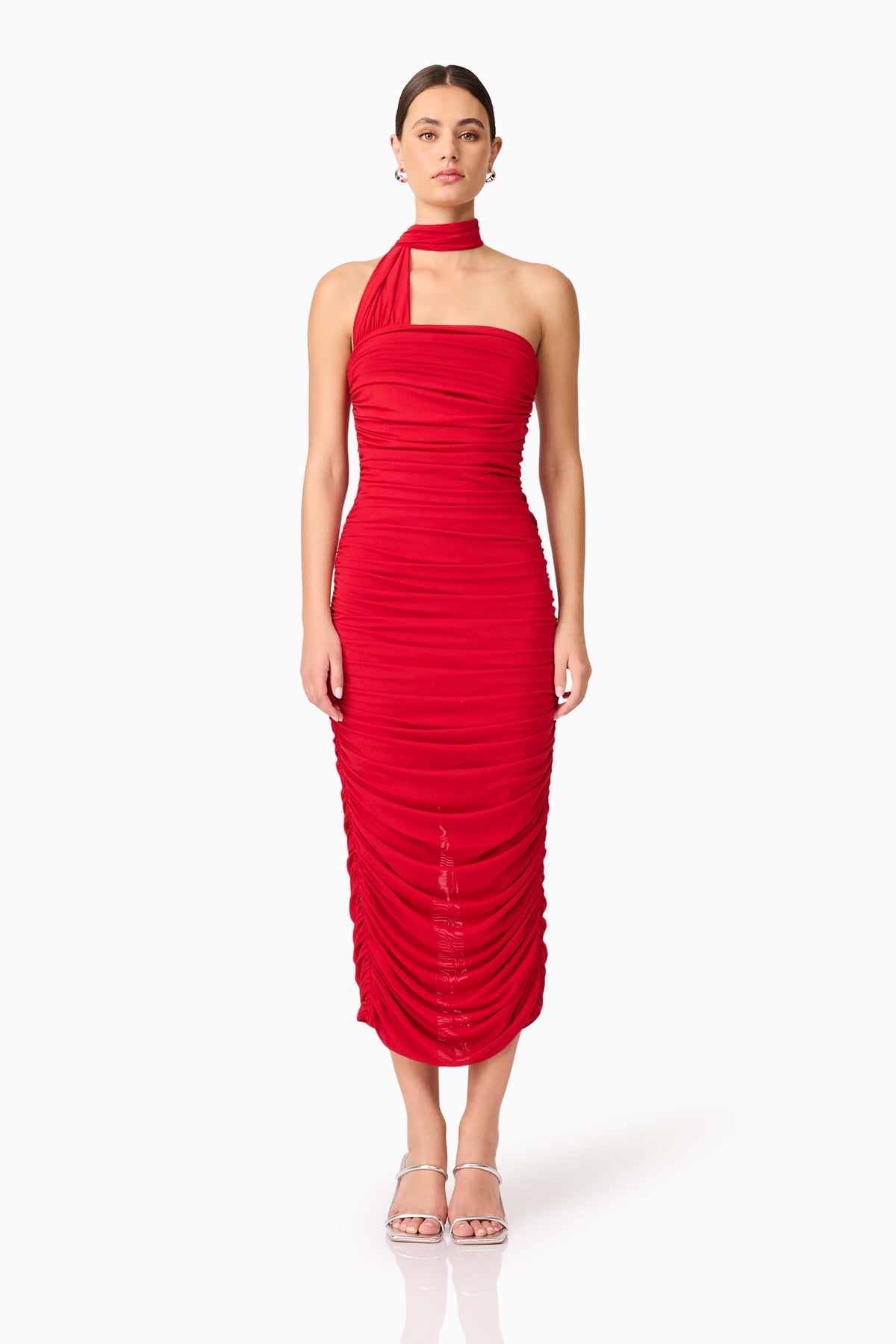 Vestido arruchado