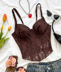 Corset con encaje