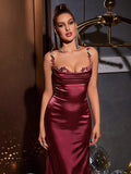 Vestido Satén Floral