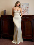 Vestido Satén Floral