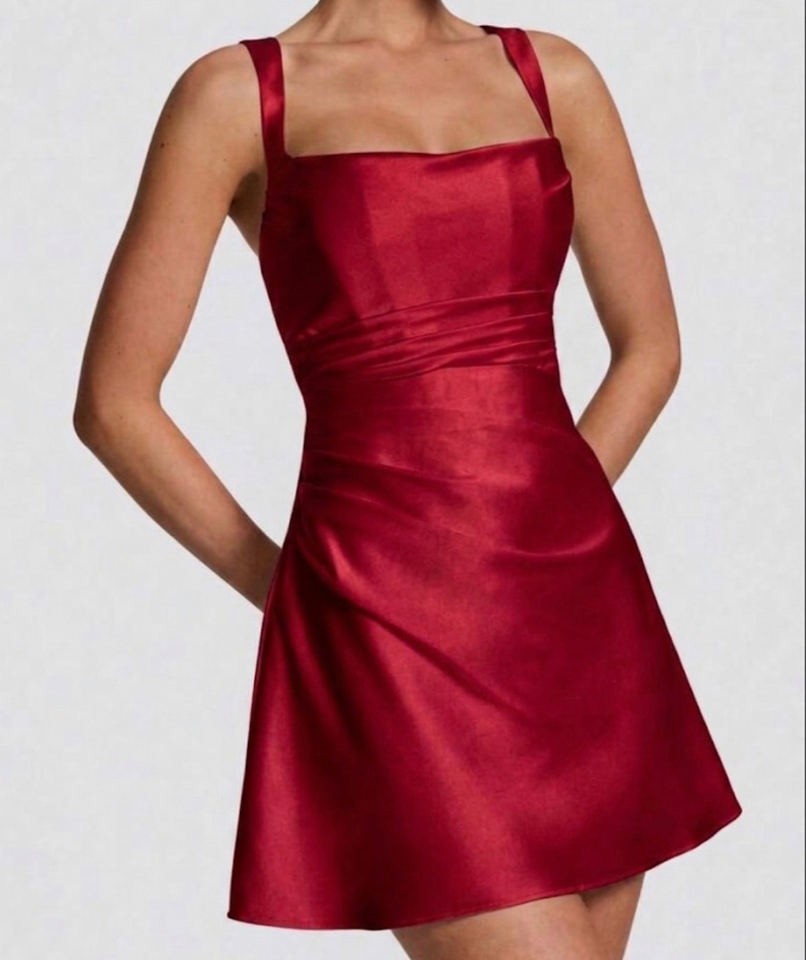 Vestido de satén