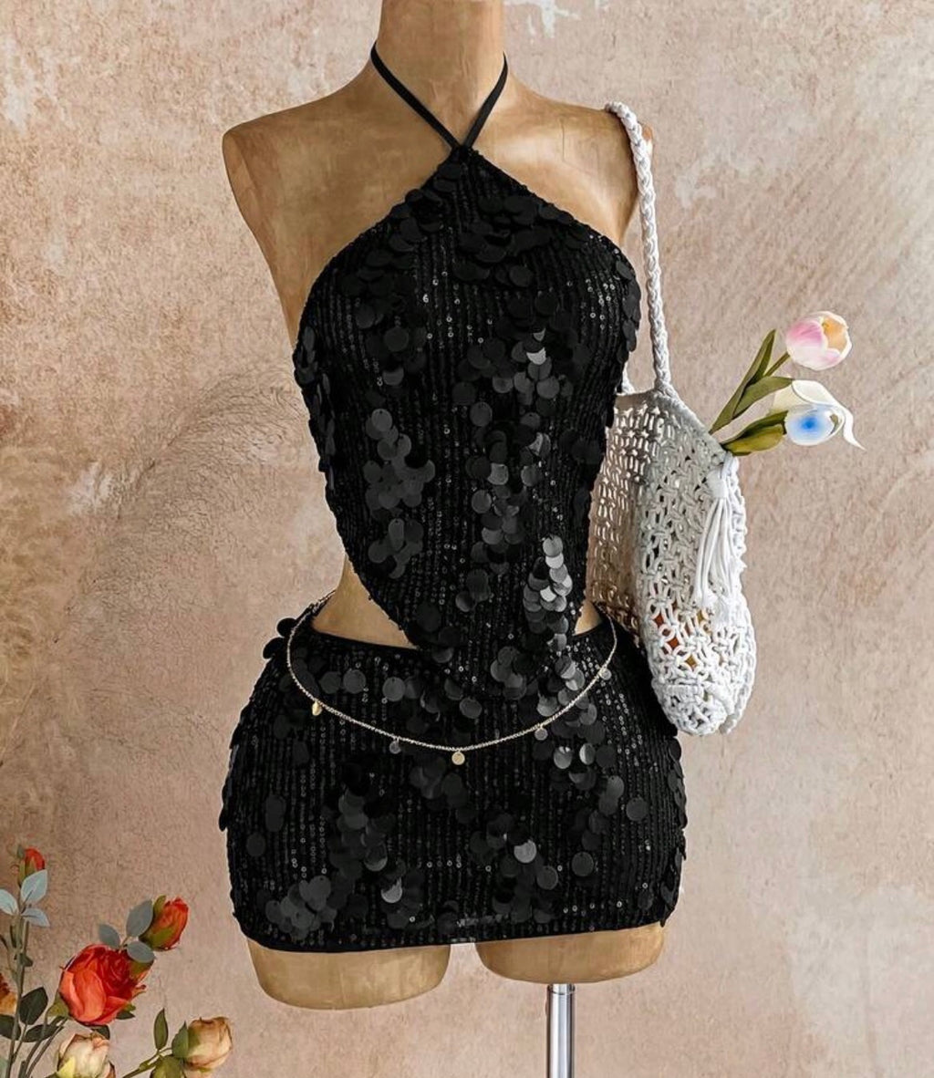 Conjunto con lentejuelas