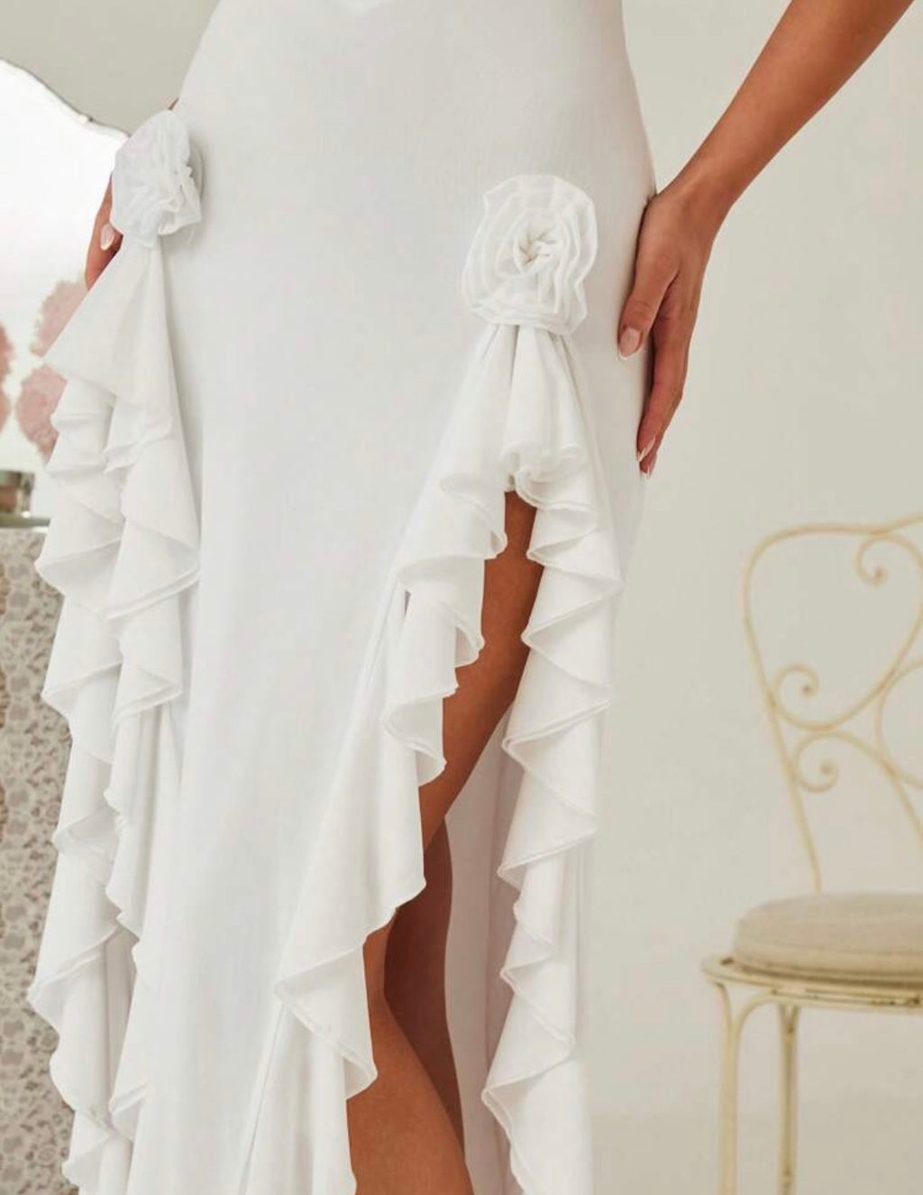 Vestido con encaje