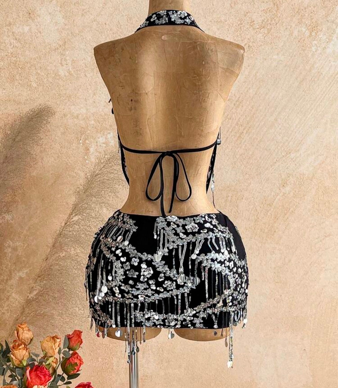 Conjunto con lentejuelas