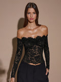 Blusa con encaje