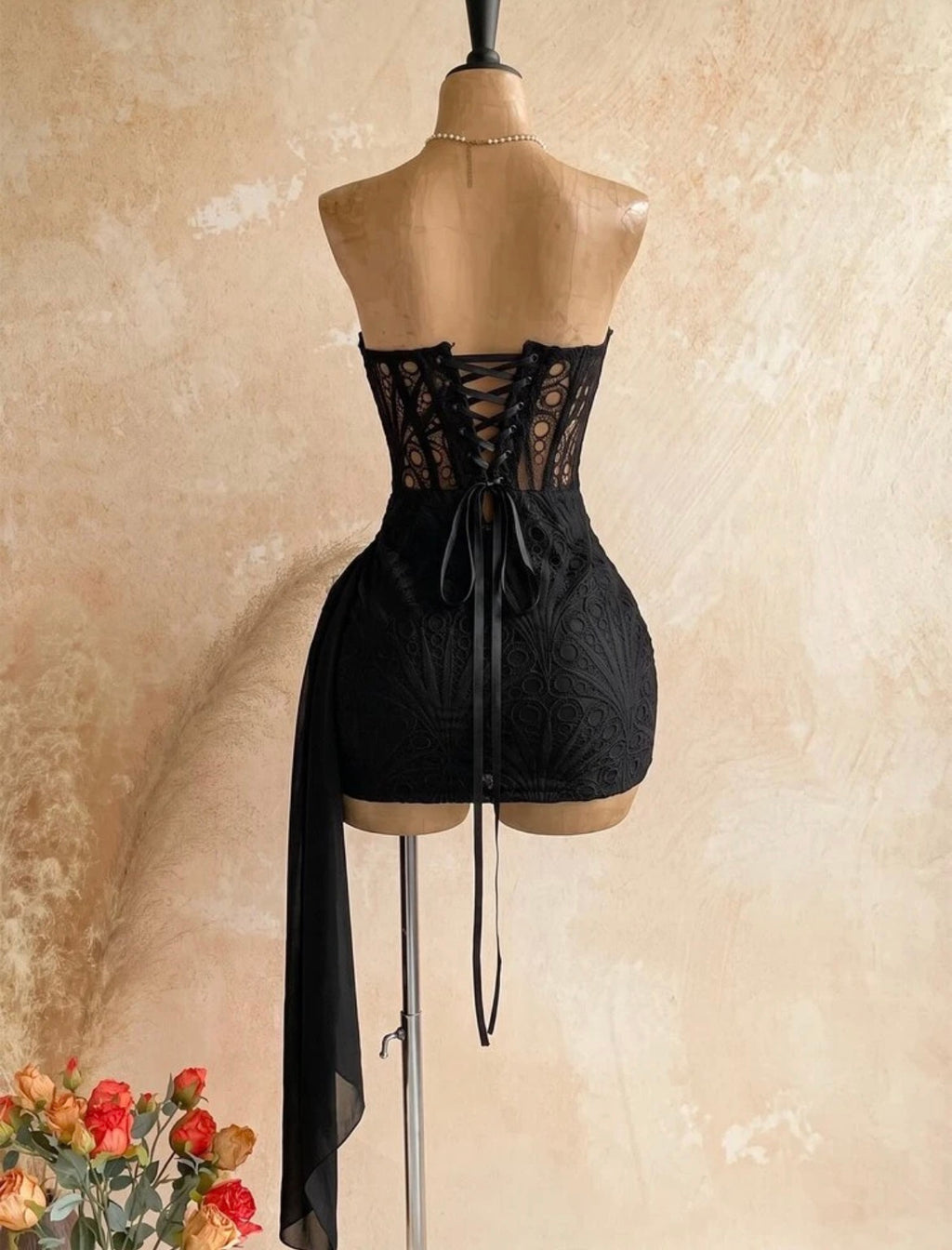 Vestido con corset