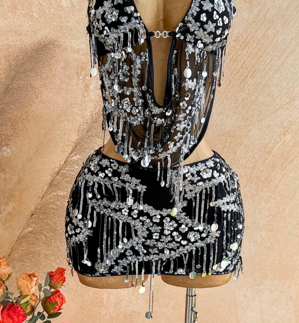 Conjunto con lentejuelas