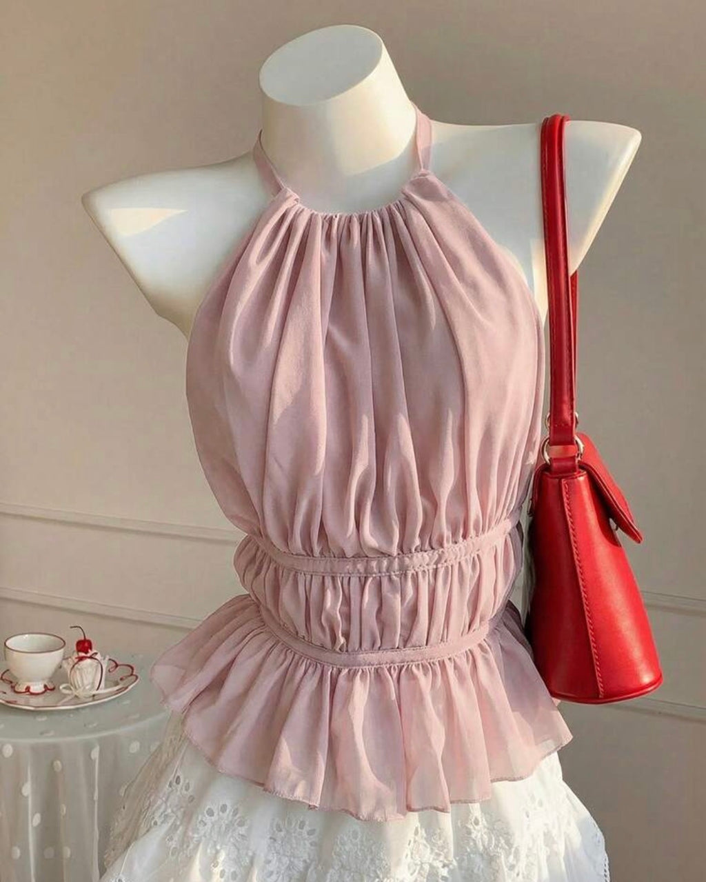 Blusa de seda