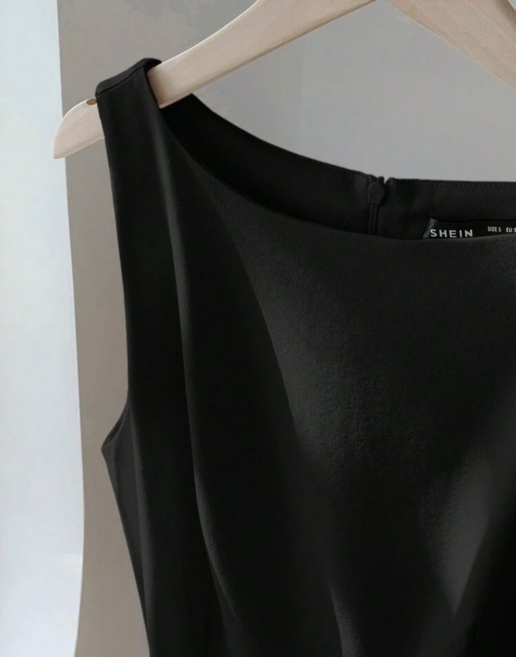 Vestido con cinturón