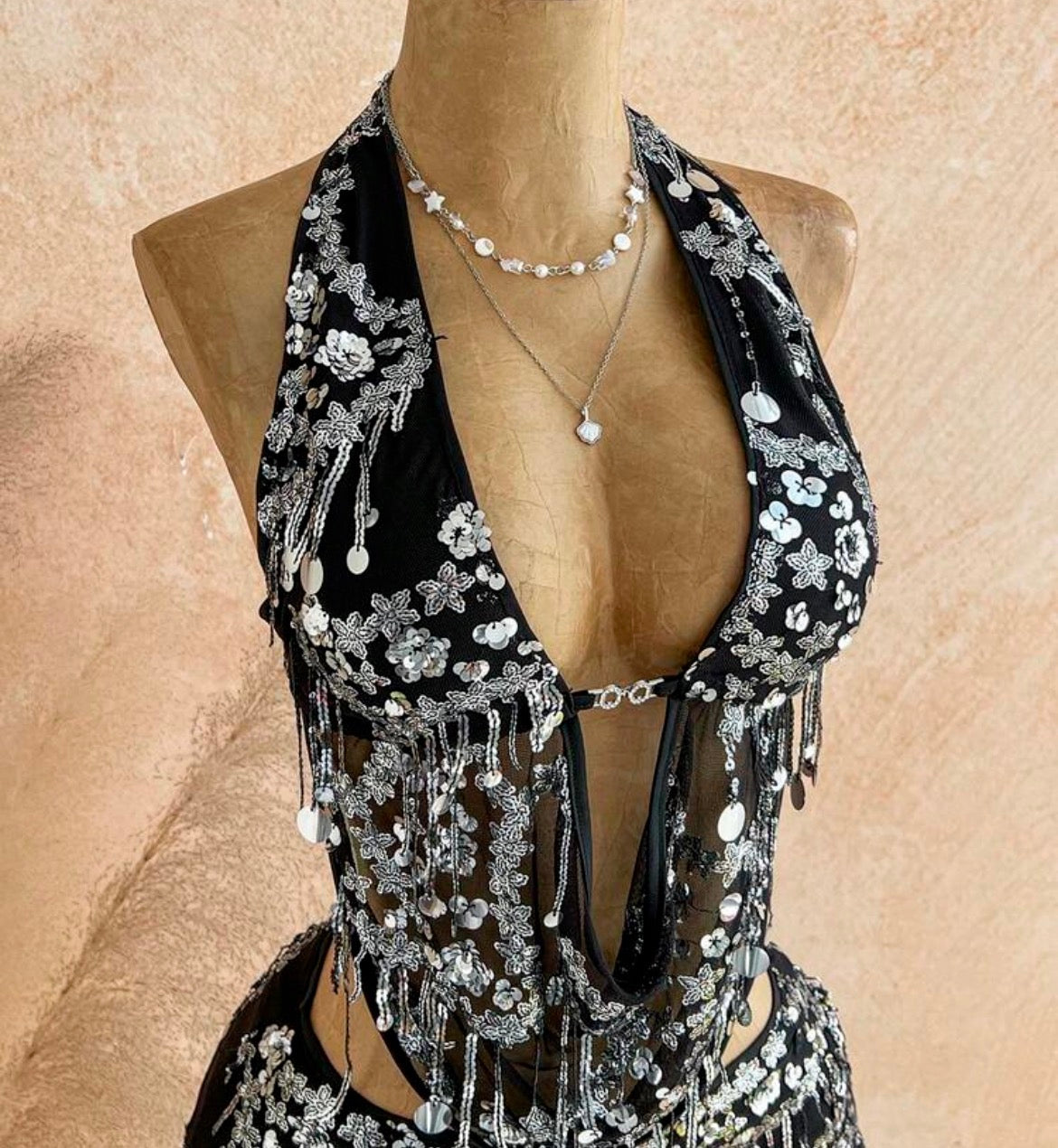 Conjunto con lentejuelas