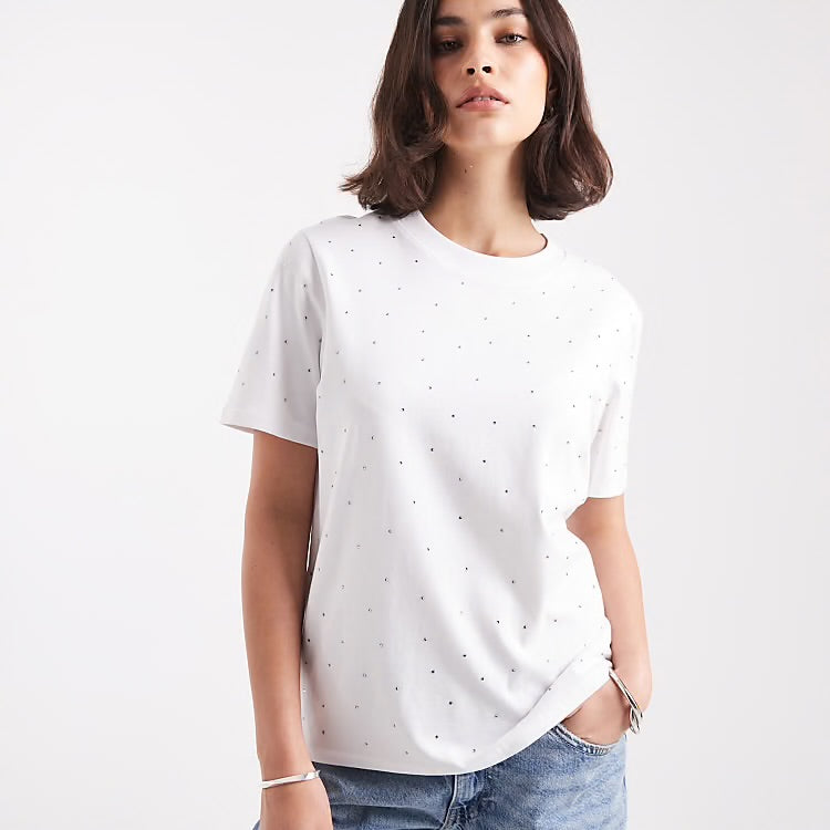 Polera con brillos