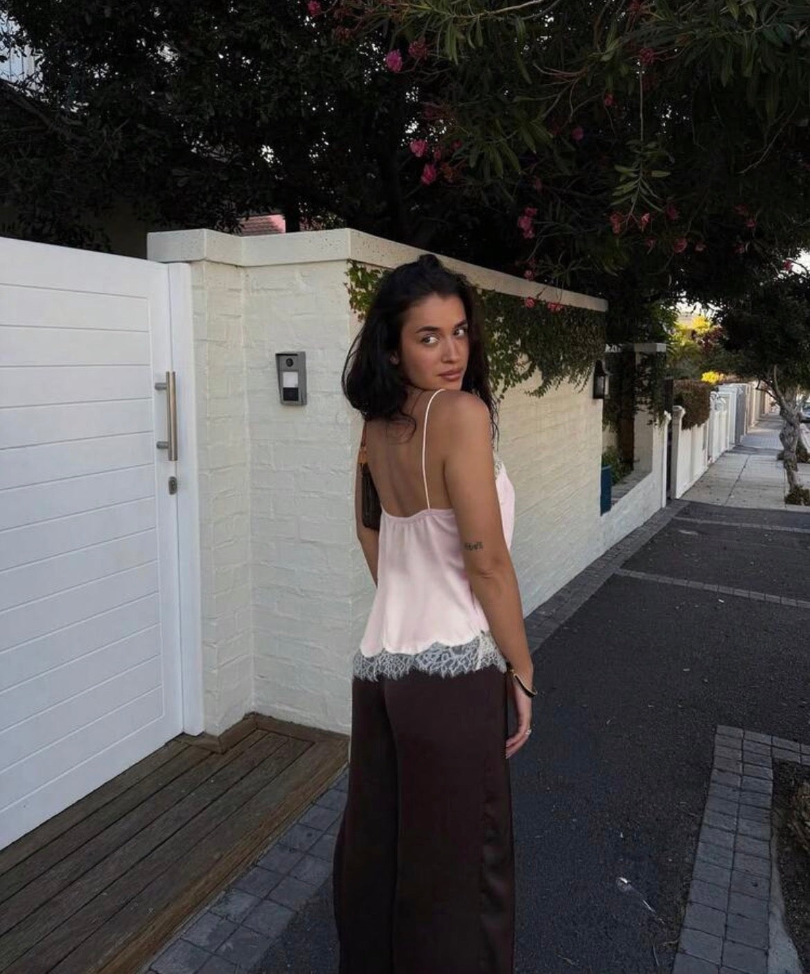 Blusa con encaje