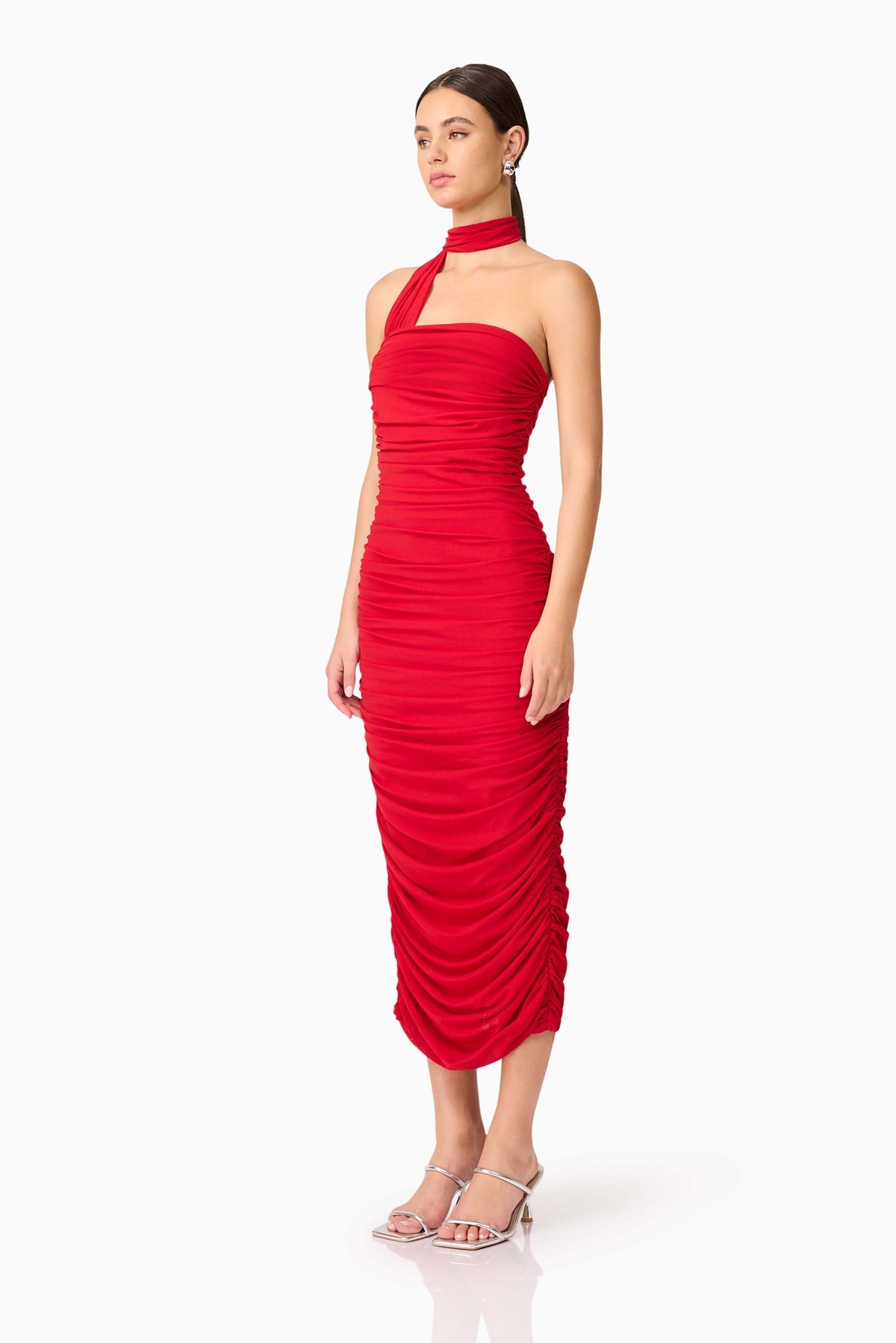 Vestido arruchado