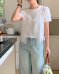Blusa con encaje