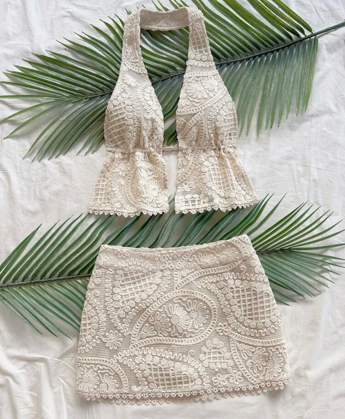 Conjunto bordado