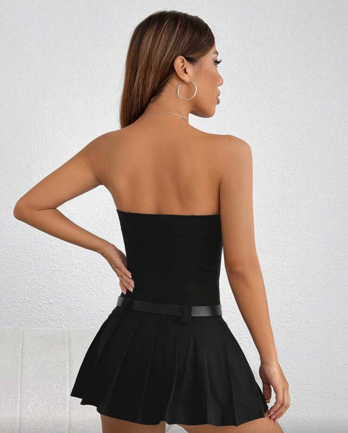 Vestido con cinturón