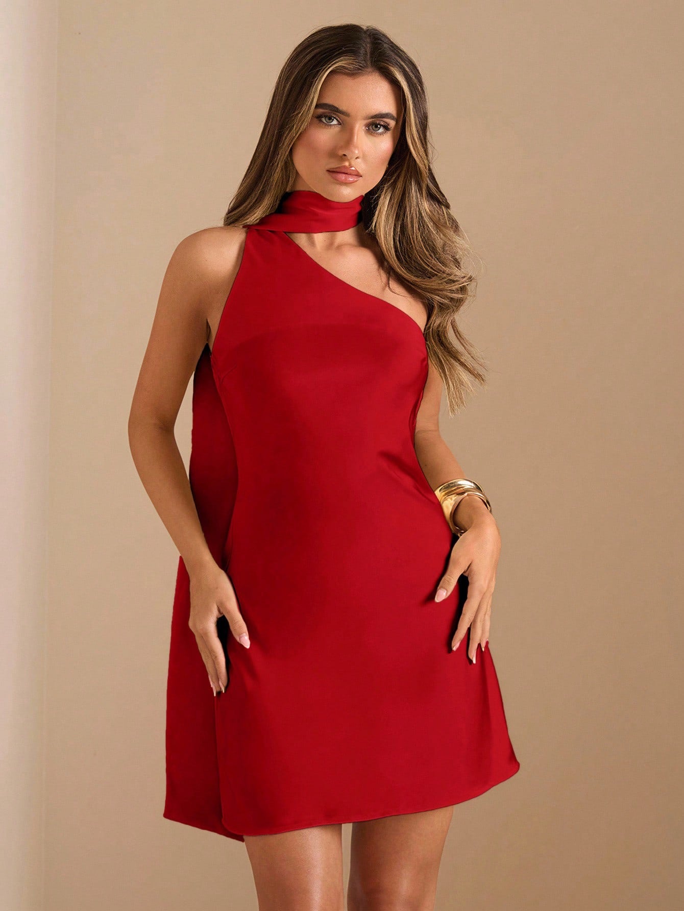 Vestido de satén