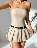 Vestido con cinturon