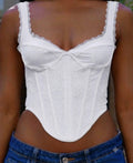 Corset con encaje