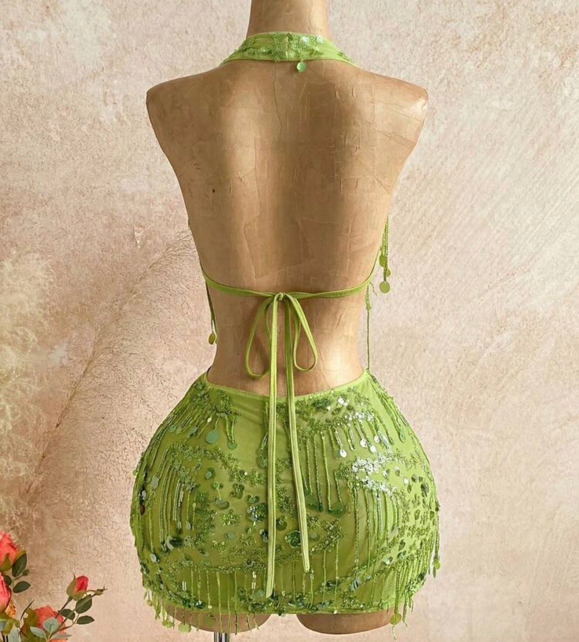 Conjunto con lentejuelas