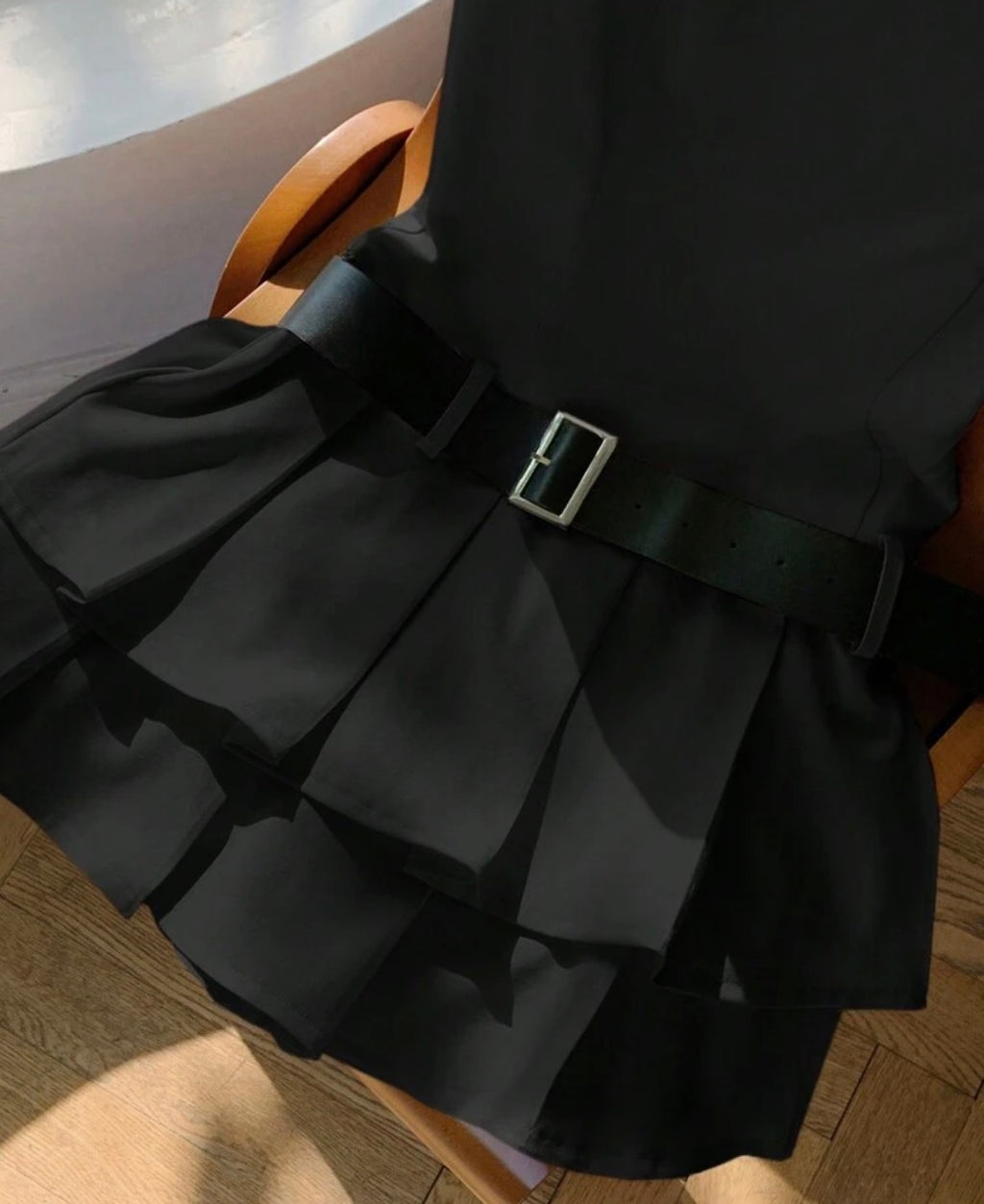 Vestido con cinturón