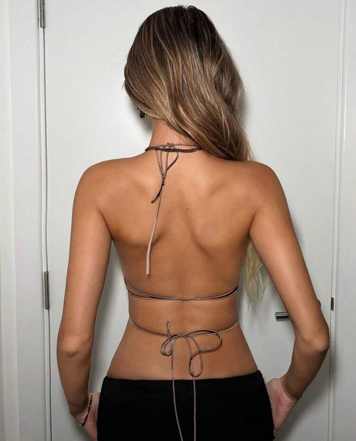 Top con brillos